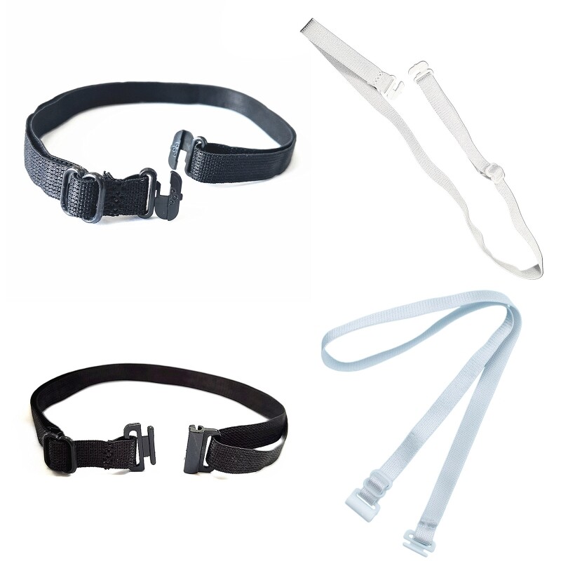 10Pcs Adjustable Elastic Bow Tie Strap Band Extender Pre-Tied DIY Accessories