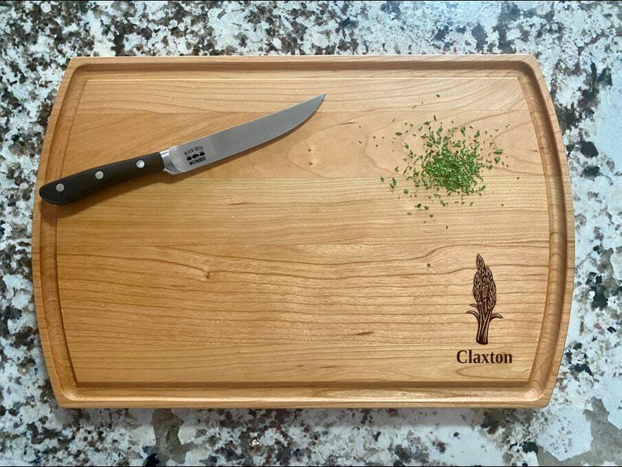 Asparagus Cutting Board | Vegetable Charcuterie Board | Custom Serving Tray |