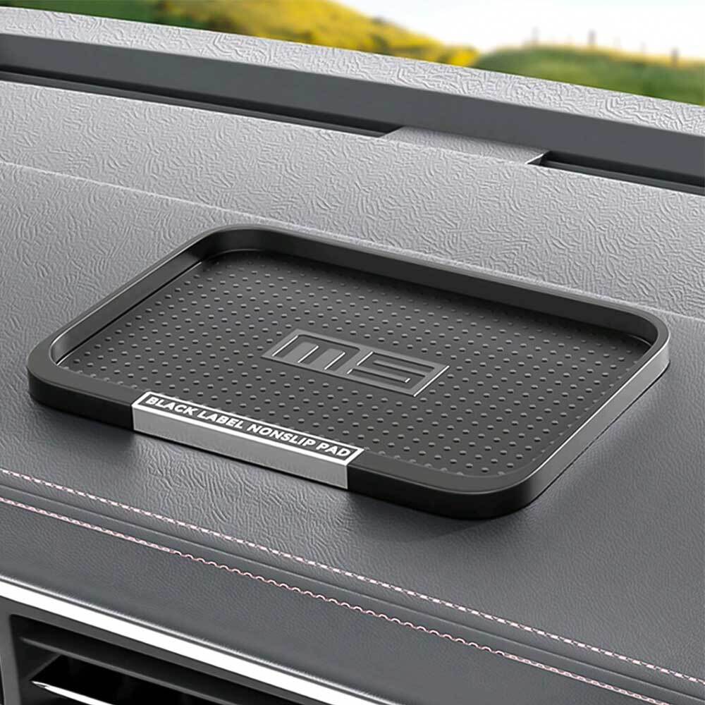 Black Silicone Pad Phone Holder Car Dashboard Anti Slip Storage Mat Accessories