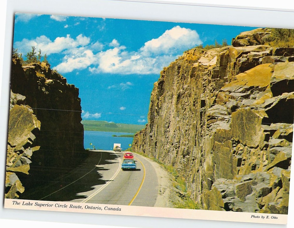 Postcard Lake Superior Circle Route Ontario Canada