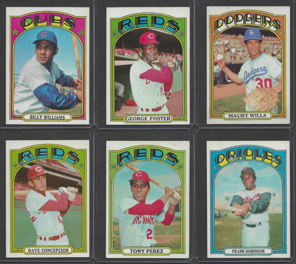 1972 Topps Baseball Star Lot (6) Nice Group