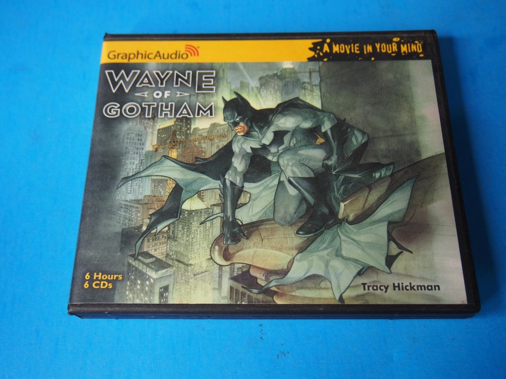 2013 GraphicAudio DC Wayne of Gotham by Tracy Hickman 6 CD Set In Case, 6 Hours