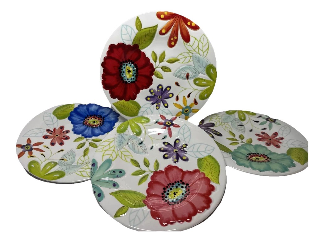 Set of 4 Laurie Gates Melamine 9