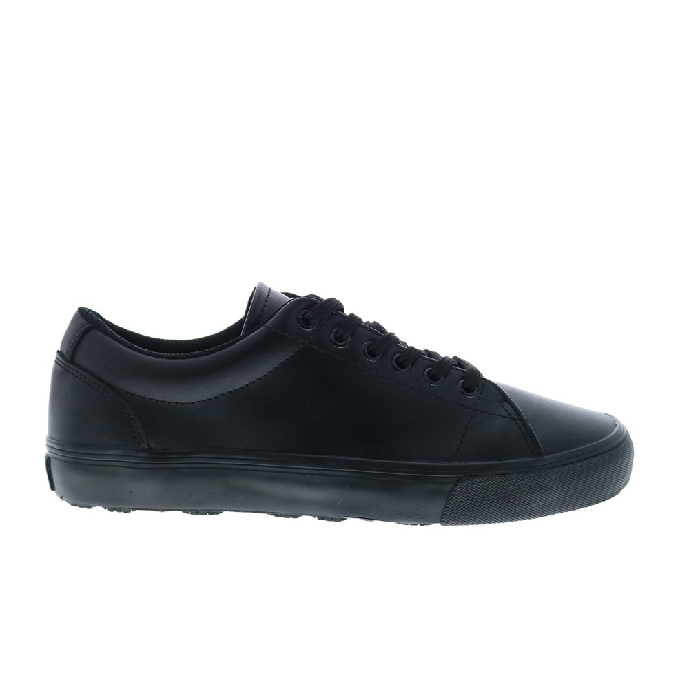 SlipGrips Slip Resistant Shoe Womens Black Wide Athletic Work & Safety Shoes