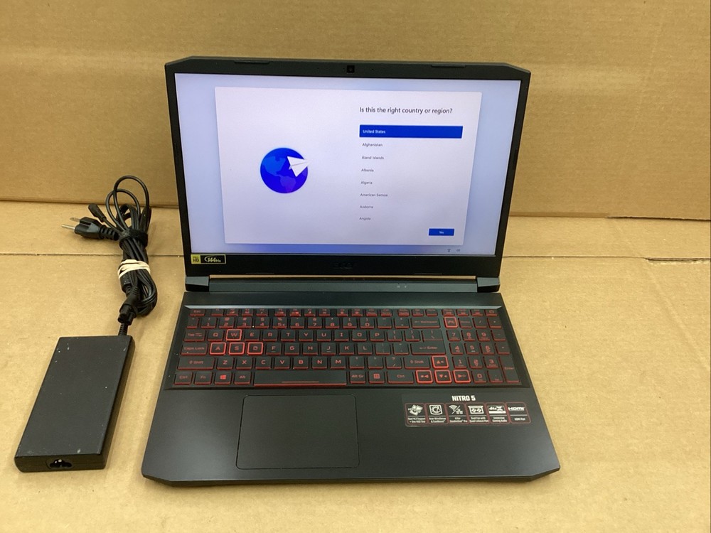 Acer Nitro 5 15.6-inch Gaming Laptop with i7-11800H 16GB RAM 512GB SSD RTX 3050 Ti-image