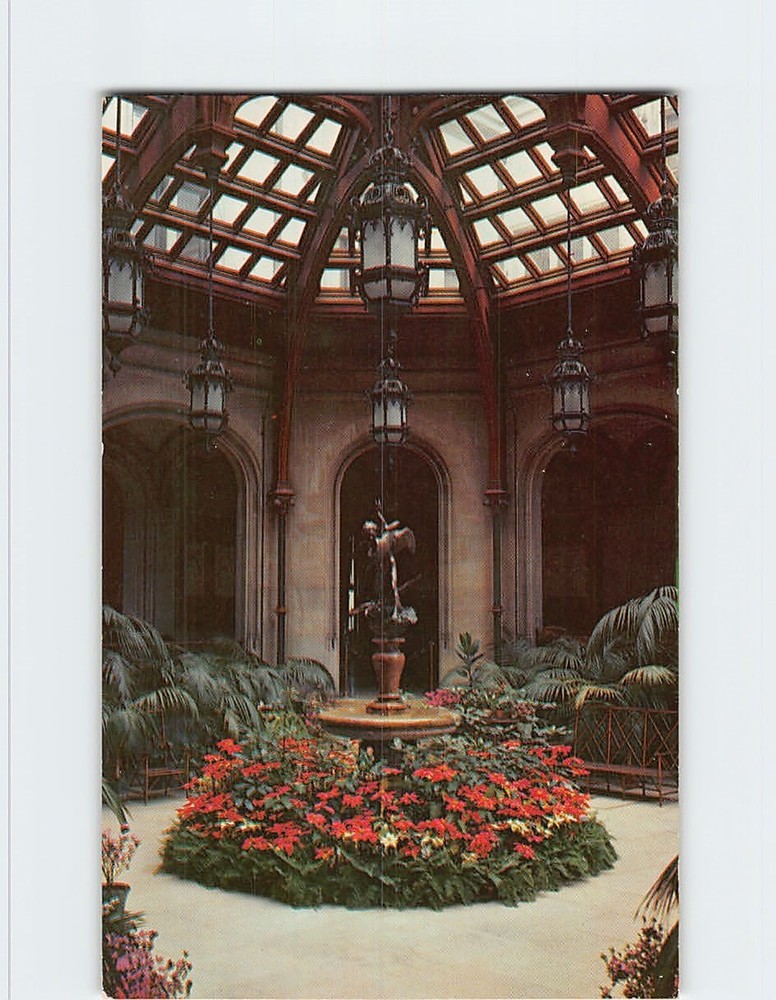 Postcard The Palm Court Biltmore House & Gardens Asheville North Carolina USA