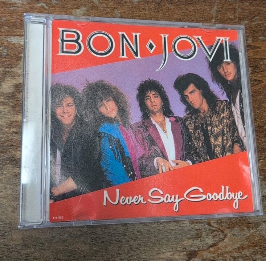 Bon Jovi - Never Say Goodbye Cd/Video Like New Oop