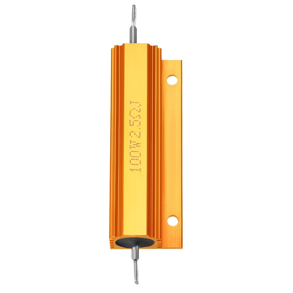Aluminum Case Resistor, Great for Daily Use (Gold, 100W 2.5 Ohm)