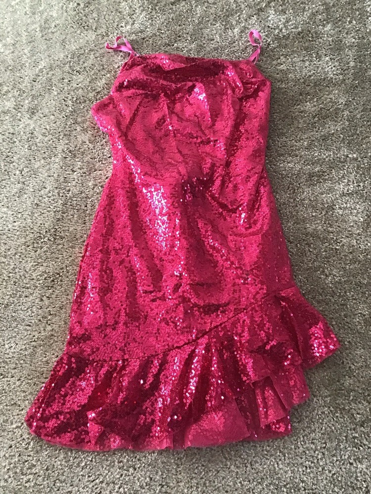Women’s Sequin Dress Pink Small