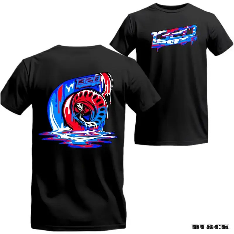 1320 VIDEO TURBO DRIP 2.0 T-SHIRT Cotton Casual Crewneck Shortsleeve Super Car