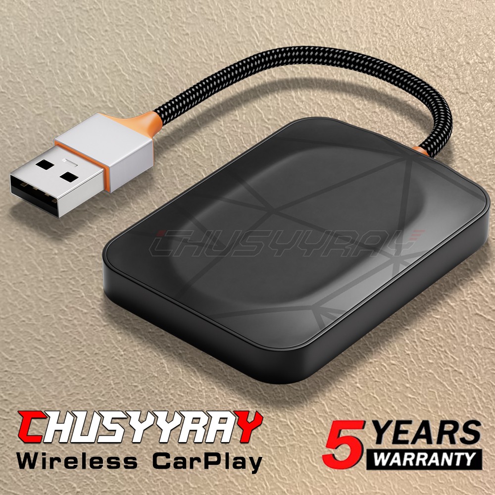 Wireless CarPlay Adapter USB Dongle fits BMW X6 2017-2024 Bluetooth Auto Connect