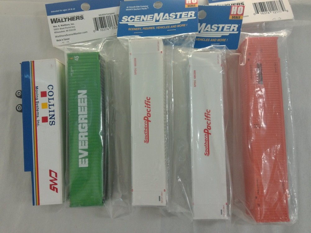 Grab Bag #5-046 HO Containers (Set of 5 Various)