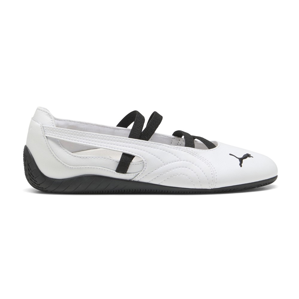 PUMA Speedcat Leather Ballet  Womens White Flats Casual 40358701