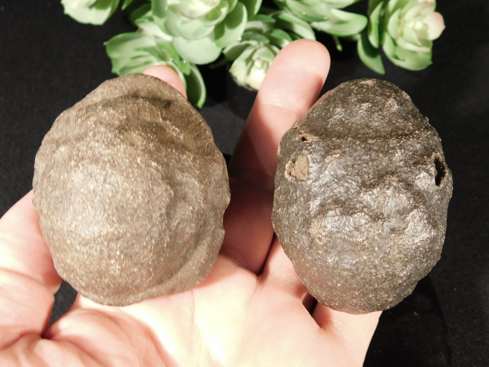 Big! MOQUI Marble / Shaman Stone PAIR 100% Natural Utah 414gr