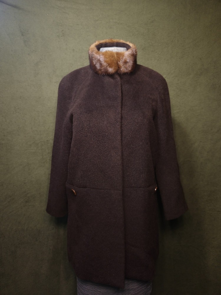 Patena Alpaca Mark Wool Womens Coat