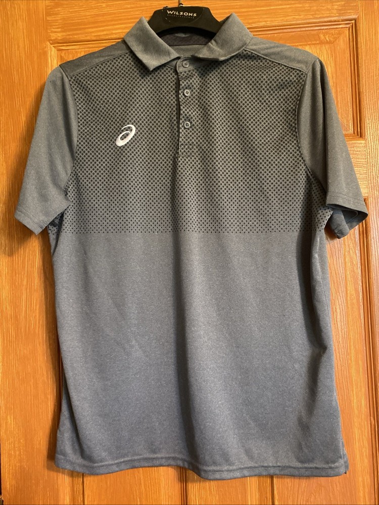 Asics Men’s Short Sleeve Grey Golf Polo Medium