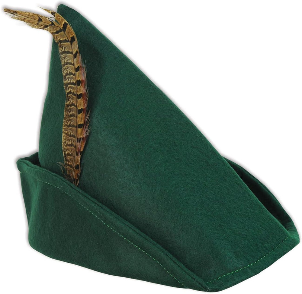 60342 Felt Robin Hood Hat, One Size, Multicolor