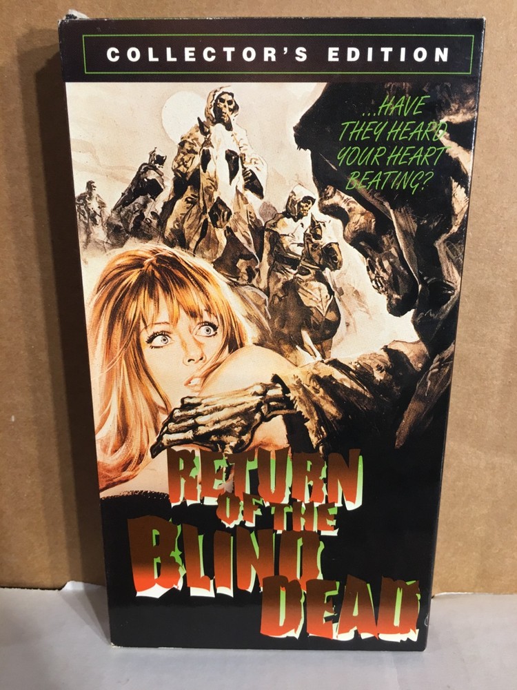 Return of the Blind Dead (VHS, 1997, Collectors Edition)