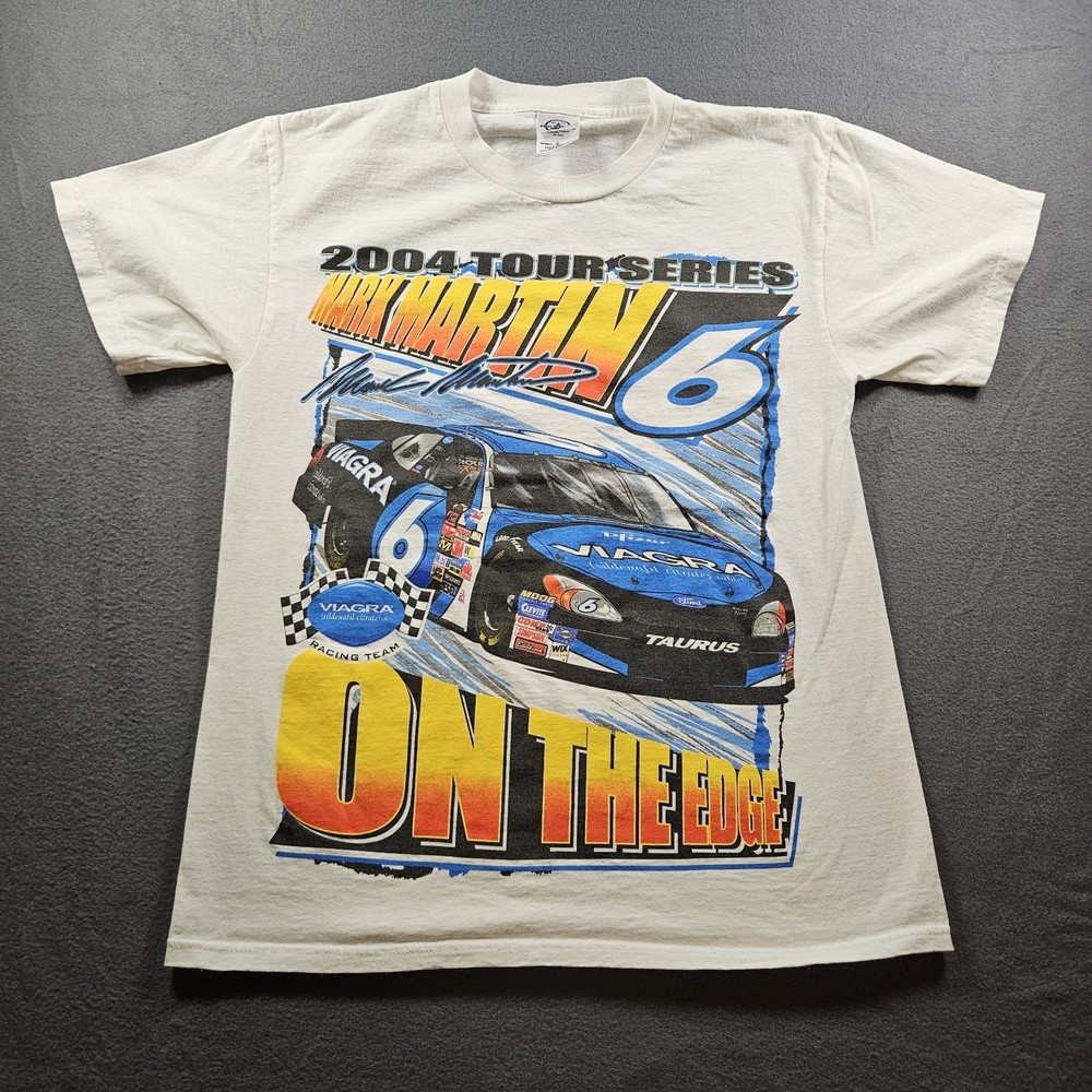 2004 Mark Martin NASCAR Tour Series On The Edge Double-Sided Shirt Medium