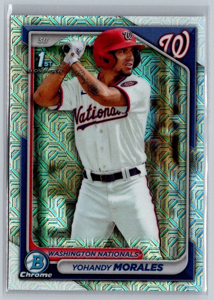 2024 Bowman Chrome Mega #17 Yohandy Morales Washington Nationals