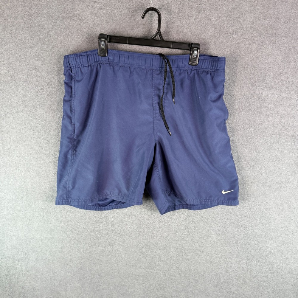 Vintage 90s Nike Mens Athletic Shorts Swim Drawstring 90s/y2k Silver Tag 2XL?