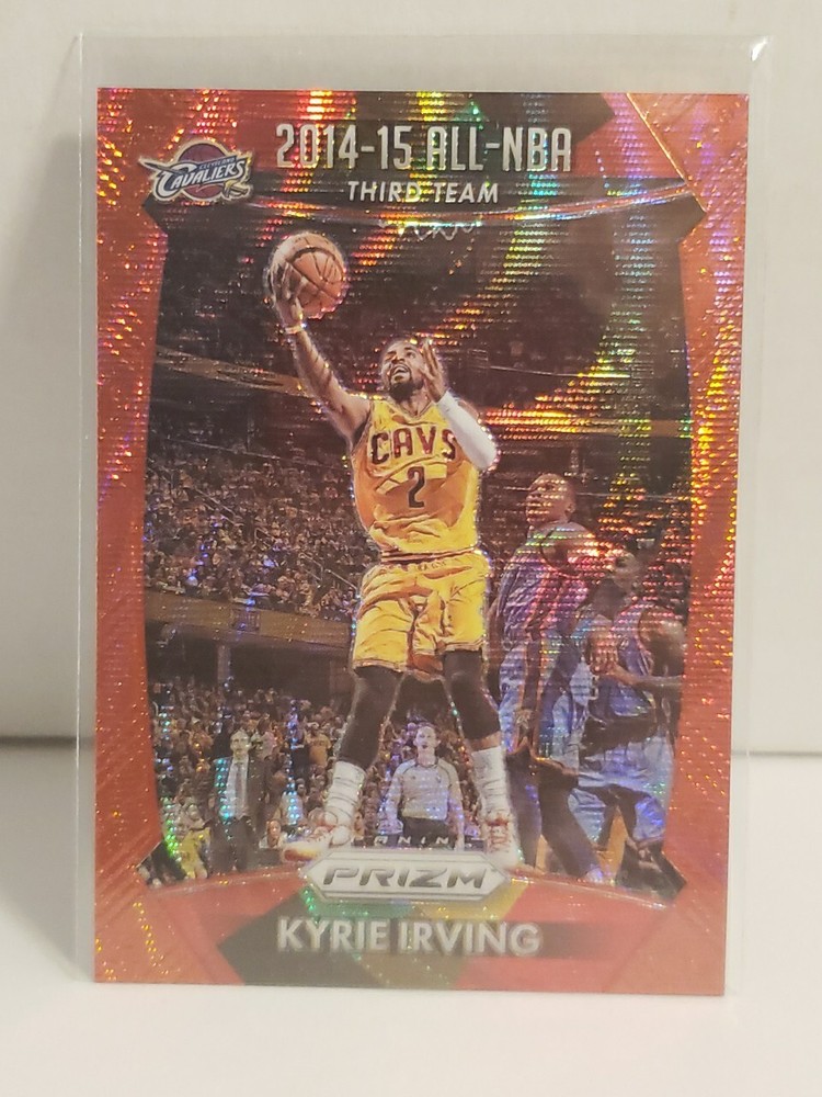 2015-16 Panini Prizm All-NBA Team Ruby Wave Prizm #387 Kyrie Irving 23/350