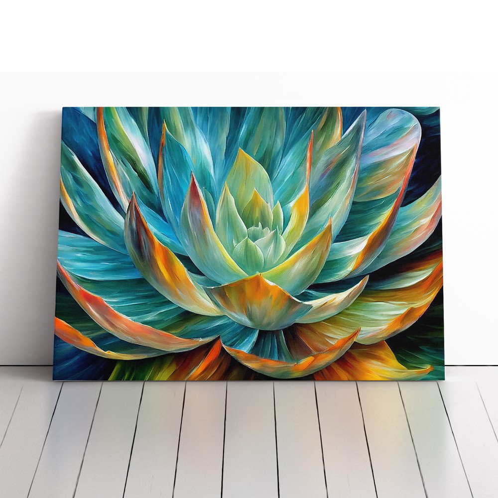 Succulent Plant Vol.3 Abstract Canvas Wall Art Print Framed Picture Home Decor