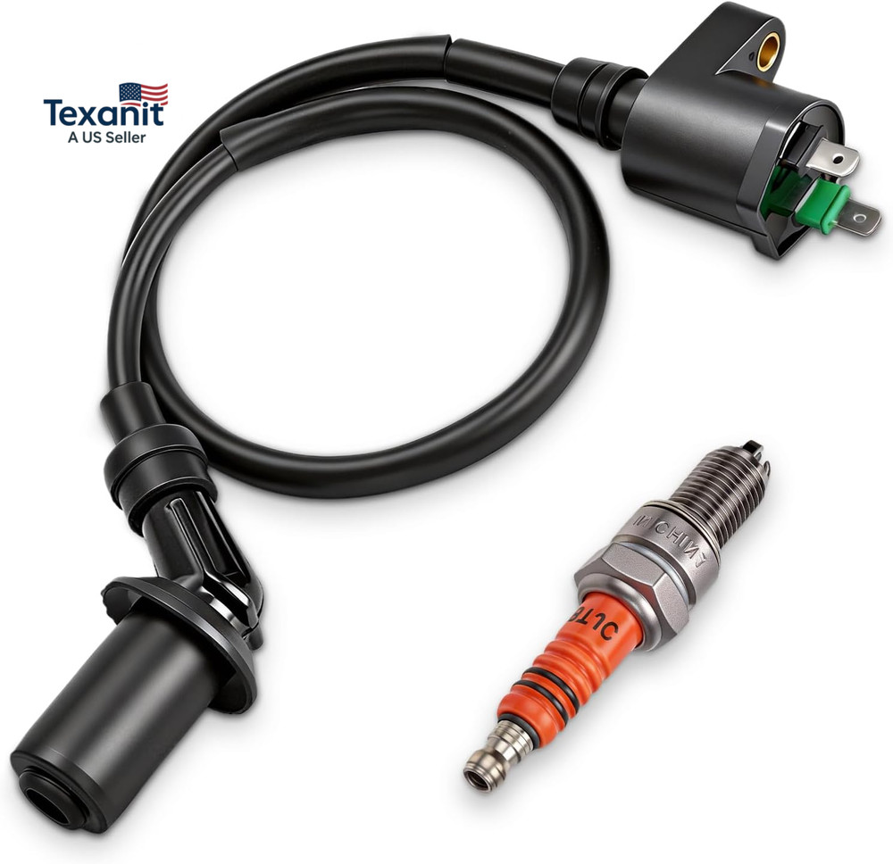 GY6 Ignition Coil Compatible with 50Cc 110Cc 125Cc 150Cc 4-Stroke Engine SSR125