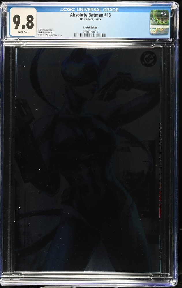 Absolute Batman 13 CGC 9.8 Artgerm Foil Edition