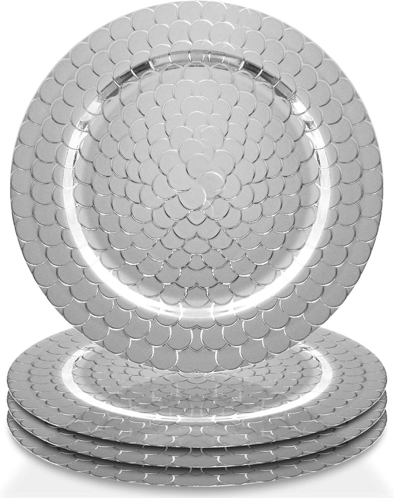 Charger Plates 13 Inch round Melamine Set of 4