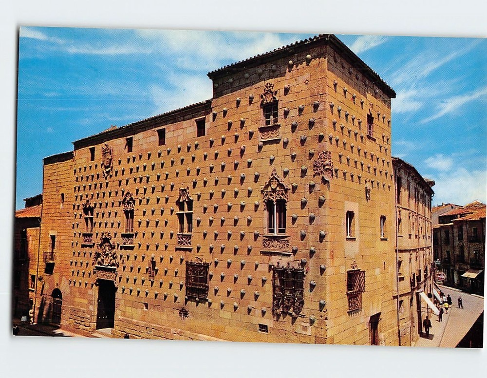 Postcard Casa de las Conchas Salamanca Spain