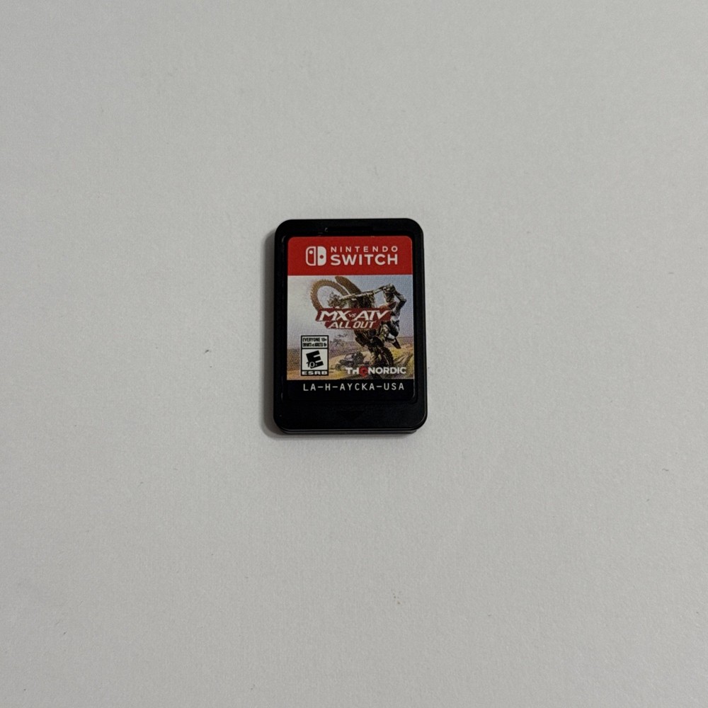 MX vs ATV All Out - Nintendo Switch Cartridge Only Tested Works Authentic