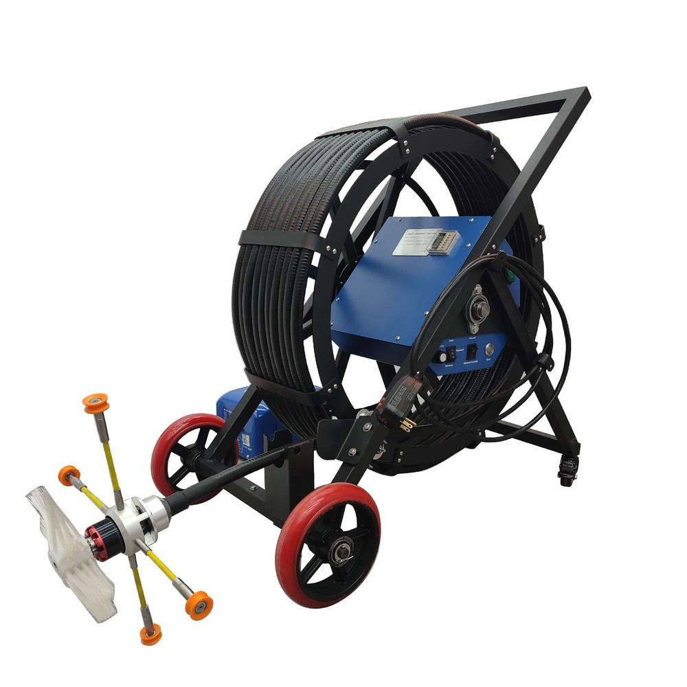 AC Duct Cleaning Brush Shaft Flexible Duct Cleaner HVAC Duct Cleaning Machine 80