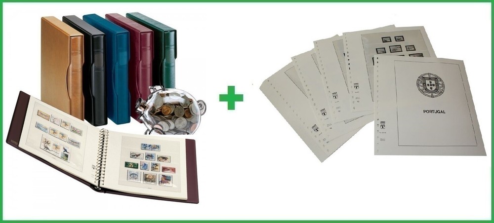 Lindner-220-78-1124V-Portugal Printed Album T-Printed Pages 1978-1983