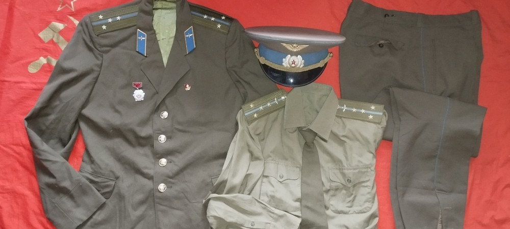 Soviet USSR Everyday Military Uniform of Air Forces. Set 52-4.