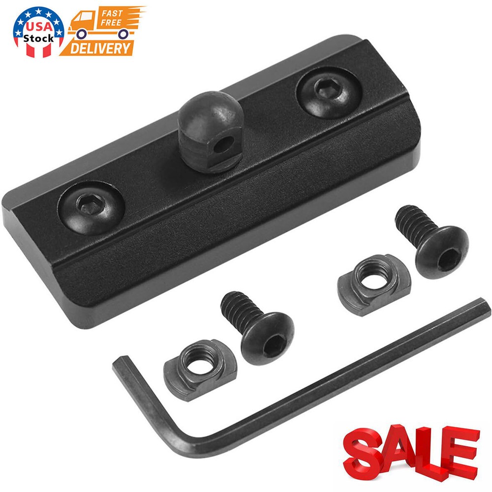 M-LOK Bipod Mount Adapter Harris Style Bipod Sling Swivel Mount Stud Aluminum US