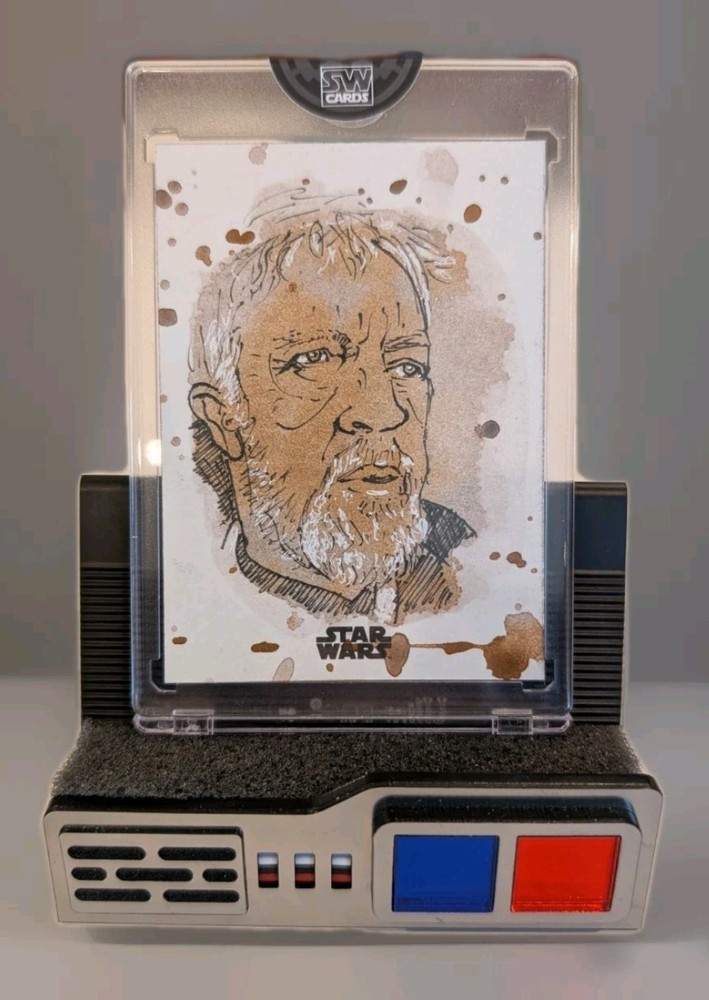 2024 Topps Chrome Star Wars Galaxy OBI-WAN KENOBI Sketch Card 1/1 Debjit Kar