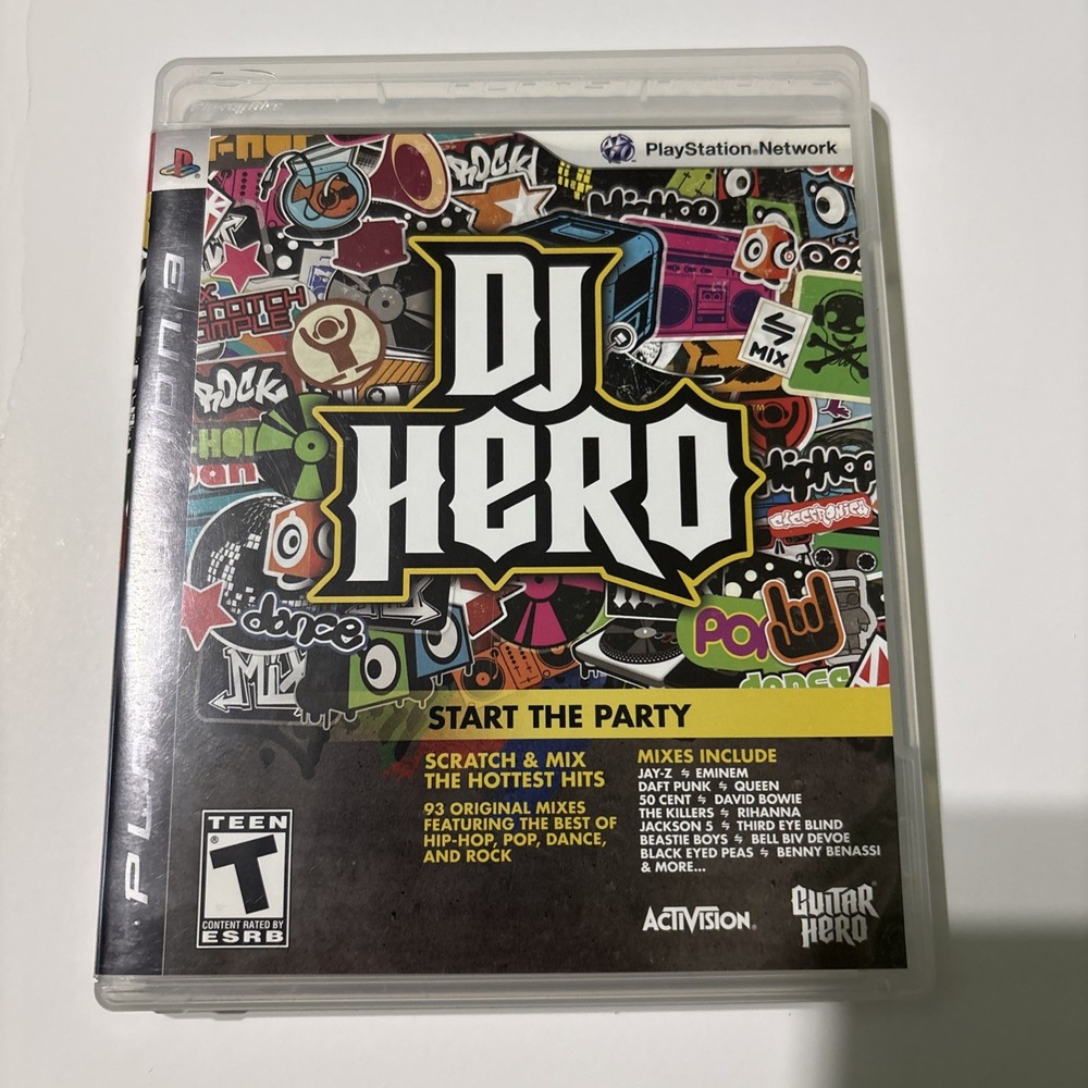 DJ Hero , Sony PlayStation 3  Start The Party, PS3 Very Good Condition.