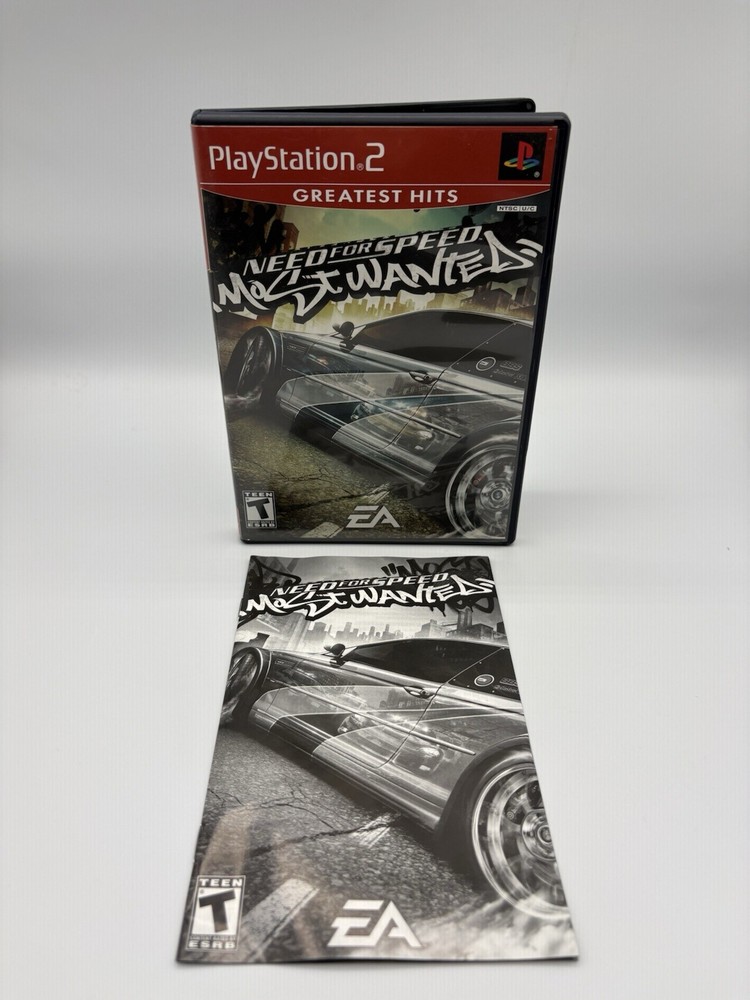 Need for Speed: Most Wanted PS2 (PlayStation 2) Case And Manual - NO GAME