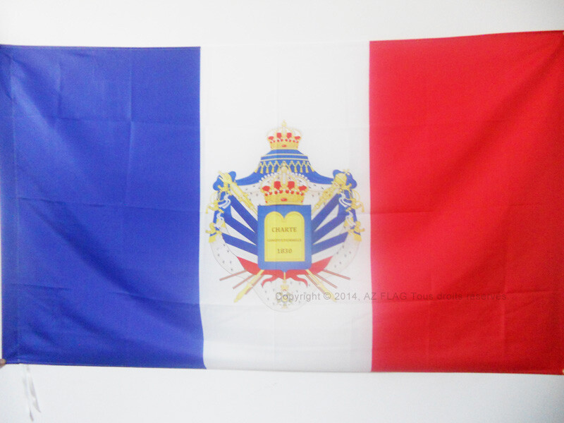 French July Monarchy Flag 1830-1848 3x5 ft Kingdom of France Historical Banner for Flagpole