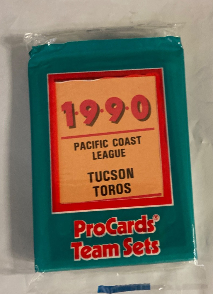 1990 ProCards Pacific Coast League Tuson Toros Team Set Sealed