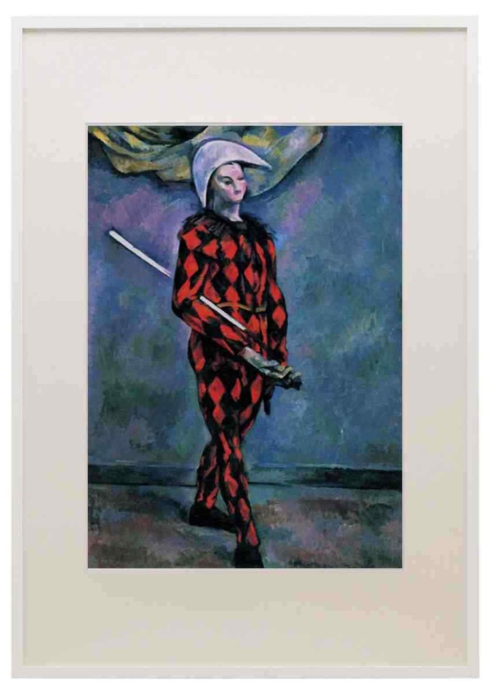 Harlequin Cezanne Framed Art Print A3 A4 Wall Decor  