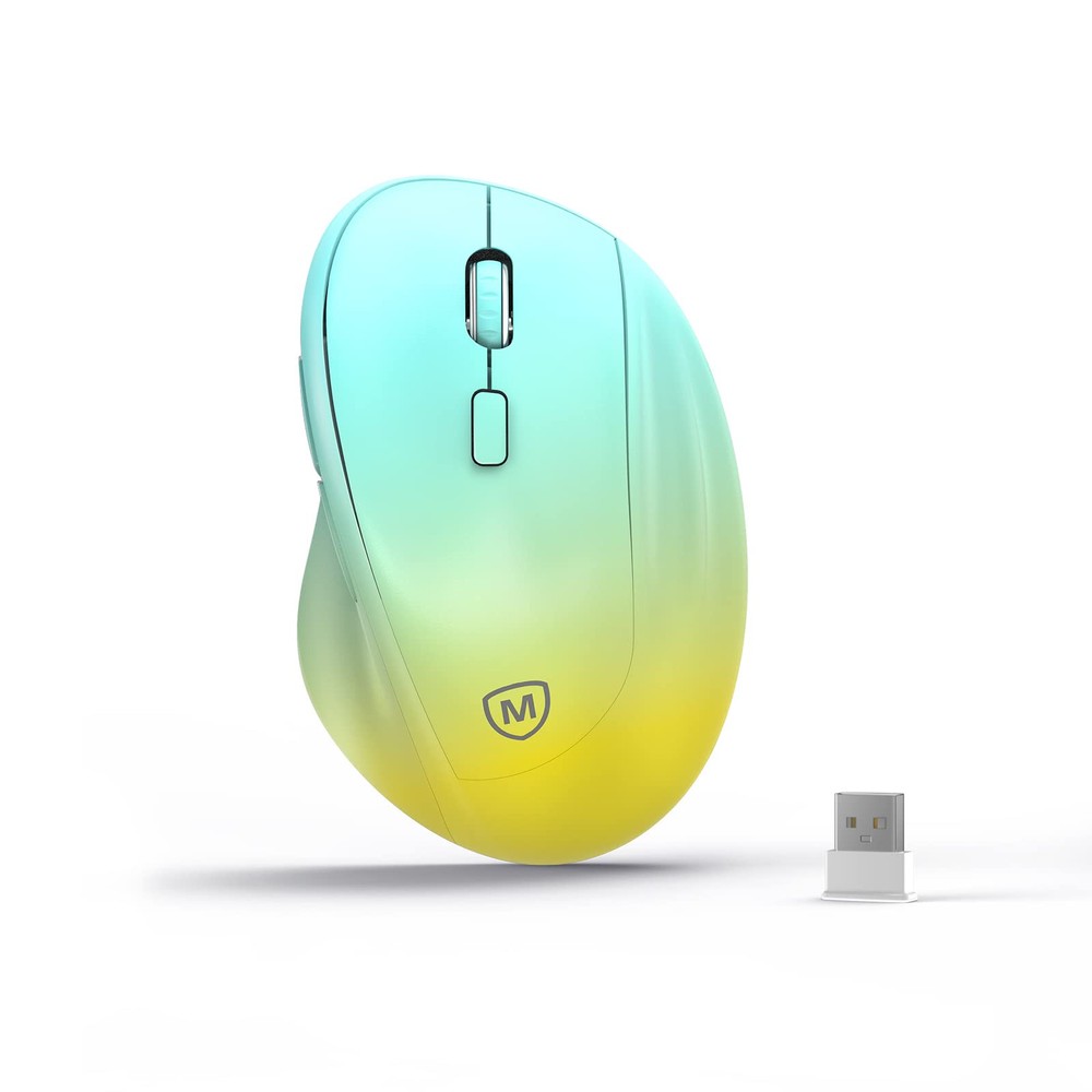Ergonomic Wireless Mouse with USB Receiver for PC Computer, Laptop and Deskto...