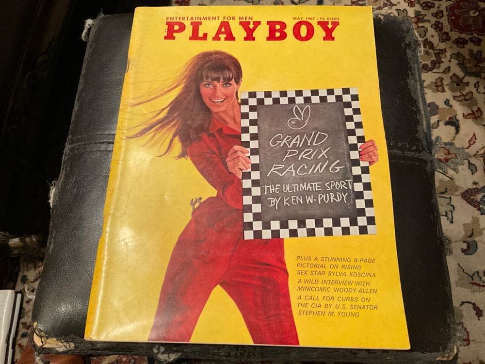 Playboy Magazine May 1967, Ann Randall Centerfold, Grand Prix, Very Good