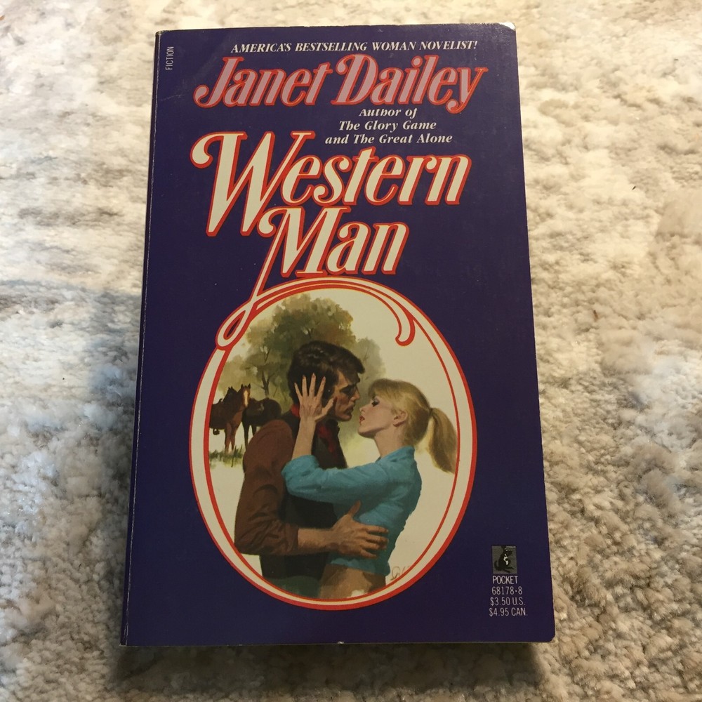 Western Man Romance Paperback Book by Janet Dailey from Pocket Books 1980