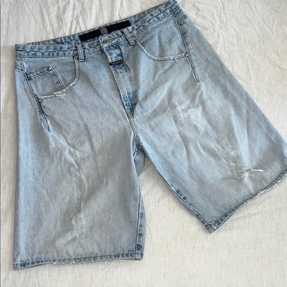 Vintage Marithe Francois Girbaud MFG Jean Shorts Jorts Mens Size 36 Y2K