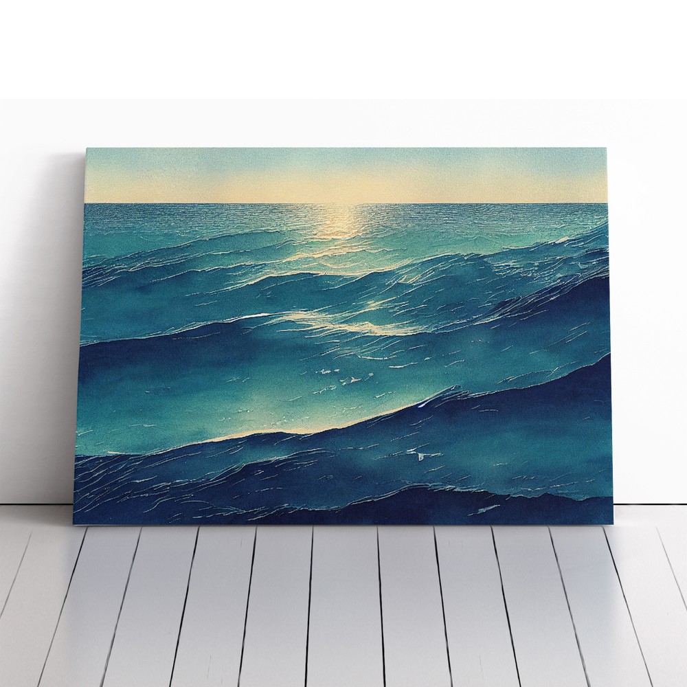 Ocean Vol.3 Canvas Wall Art Print Framed Picture Home Decor Living Room Bedroom