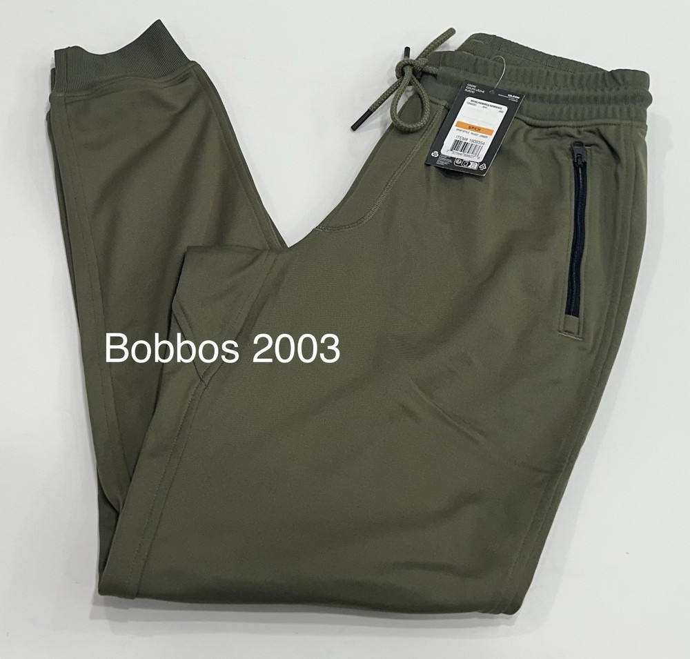 Under Armour Men's Loose Fit Sport Style Tricot Jogger Pants, Green, Size S