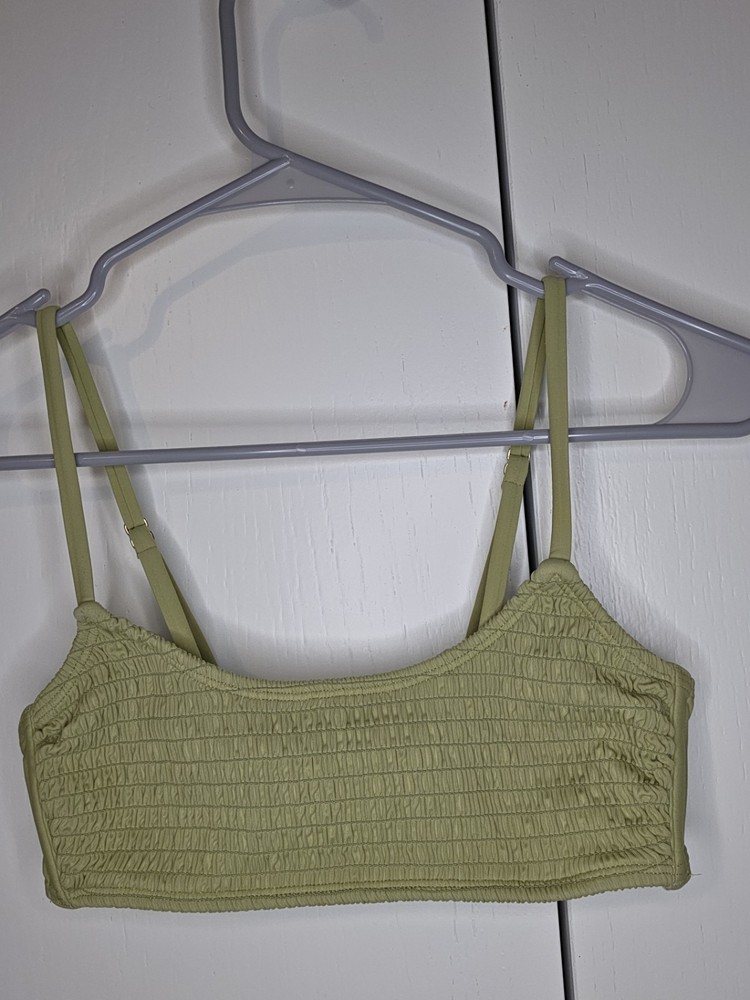 Xhilaration Womens Small Green Adjustable Bikini Top