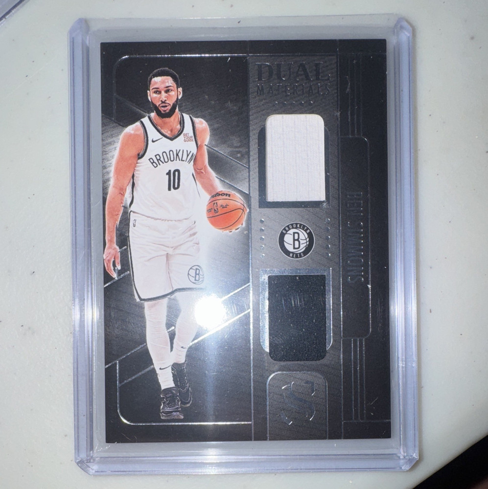Panini 2024-25 Silhouette Dual game worn Materials Ben Simmons